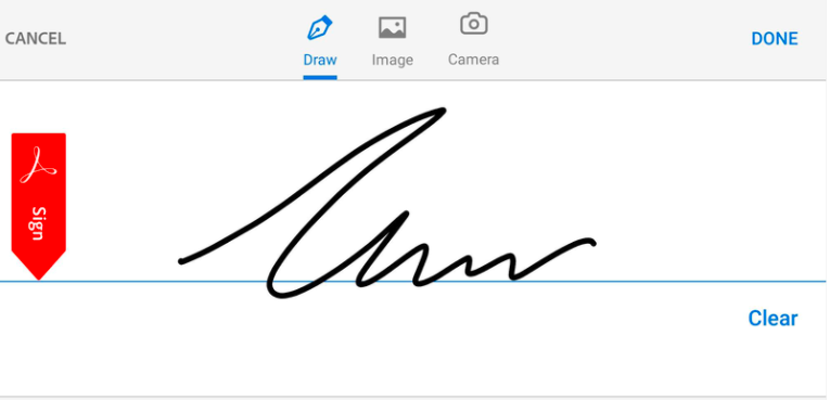How to sign pdf