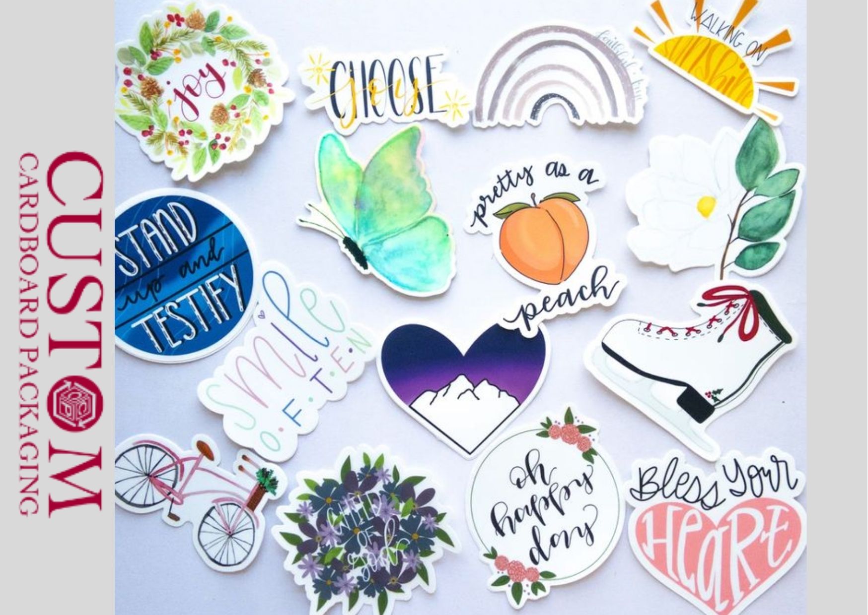 Work smartly and artistically to create miraculous custom stickers